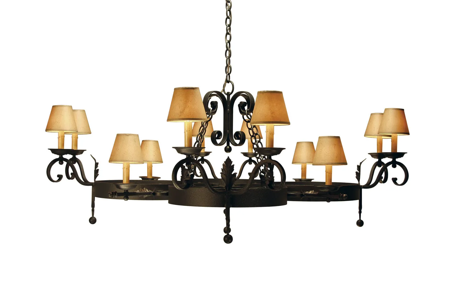 2nd Avenue Andorra 01.0839.60 Chandelier Light - Blackwash