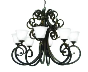 2nd Avenue Belvedere 871252.36 Chandelier Light - Gilded Tobacco