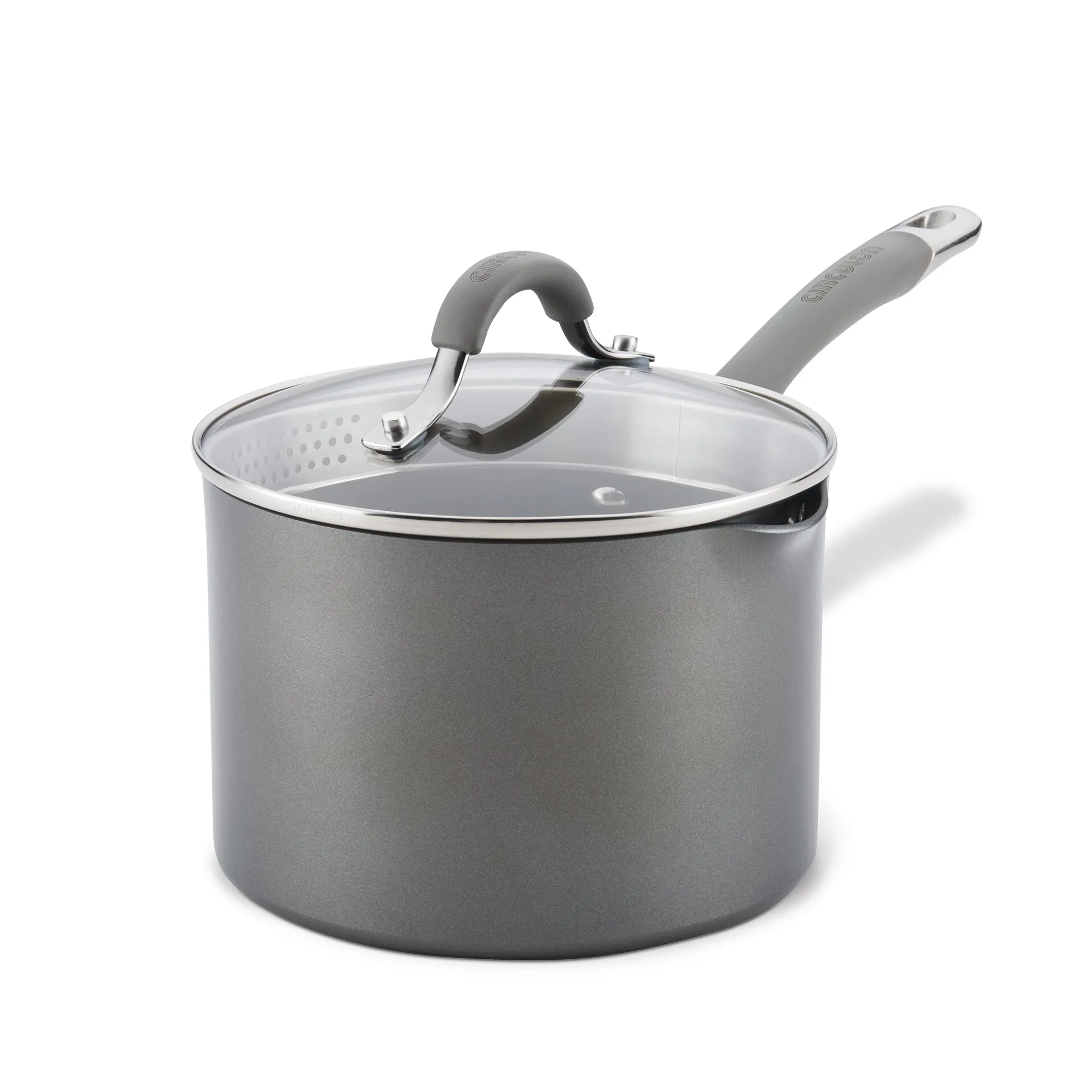 3-Quart Nonstick Straining Saucepan