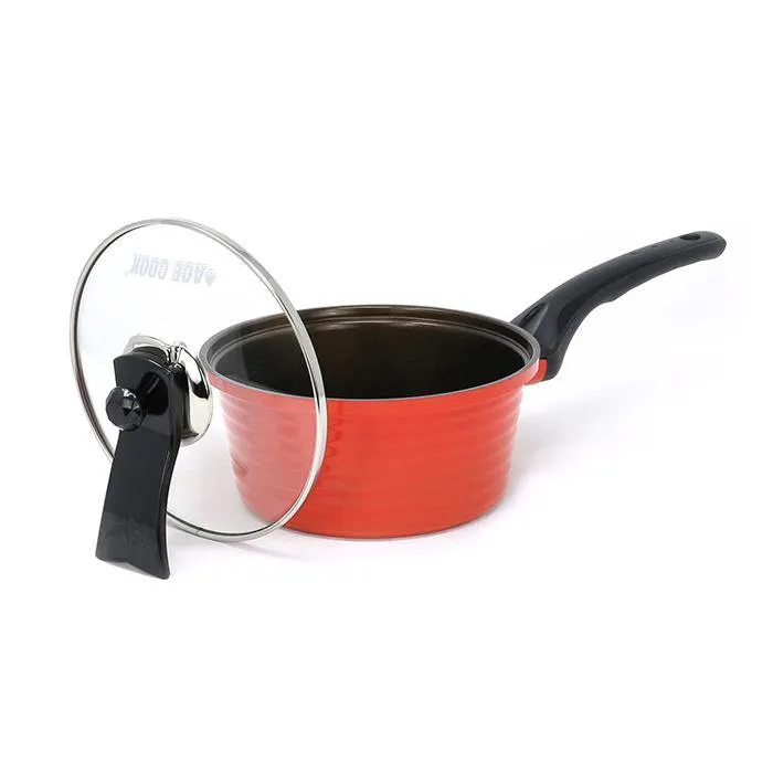 3D Coating Red Saucepan