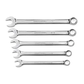 5 Pc. 12 Point SAE Large Long Pattern Combination Wrench Set KDT81921