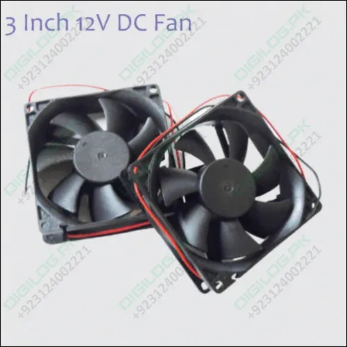 80mm x 80mm x25mm 12v Dc Exhaust Fan 3 Inch x 3 Inch 12V Fan