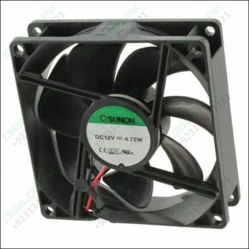 80mm x 80mm x25mm 12v Dc Exhaust Fan 3 Inch x 3 Inch 12V Fan