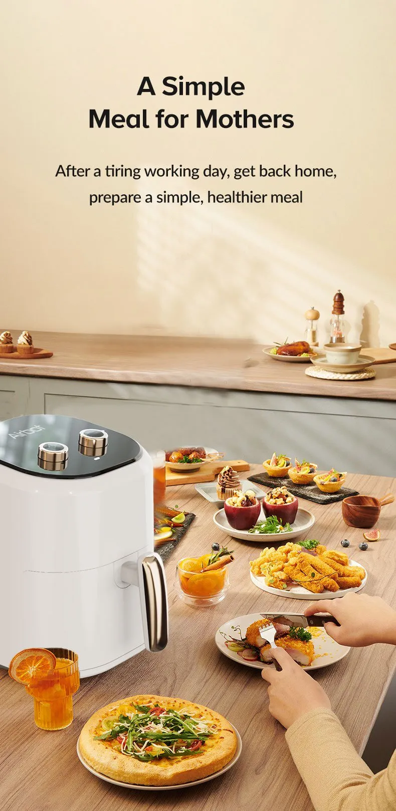 Airbot Air Fryer AF480 Blue  空氣炸鍋