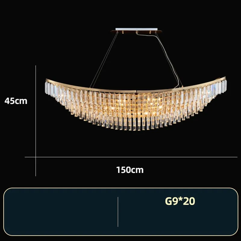 alexa Ceiling chandeliers for dining room,Modern suspension crystals chandelier,hanging lamps for ceiling,Decoration home Light