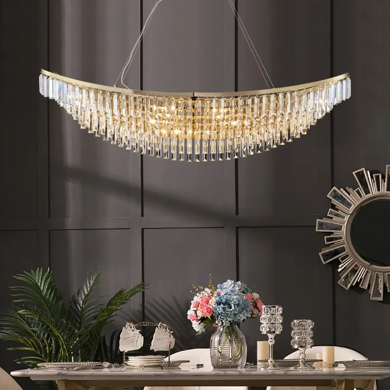 alexa Ceiling chandeliers for dining room,Modern suspension crystals chandelier,hanging lamps for ceiling,Decoration home Light