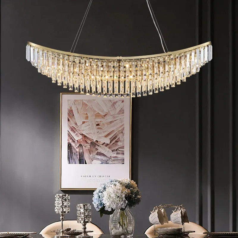 alexa Ceiling chandeliers for dining room,Modern suspension crystals chandelier,hanging lamps for ceiling,Decoration home Light