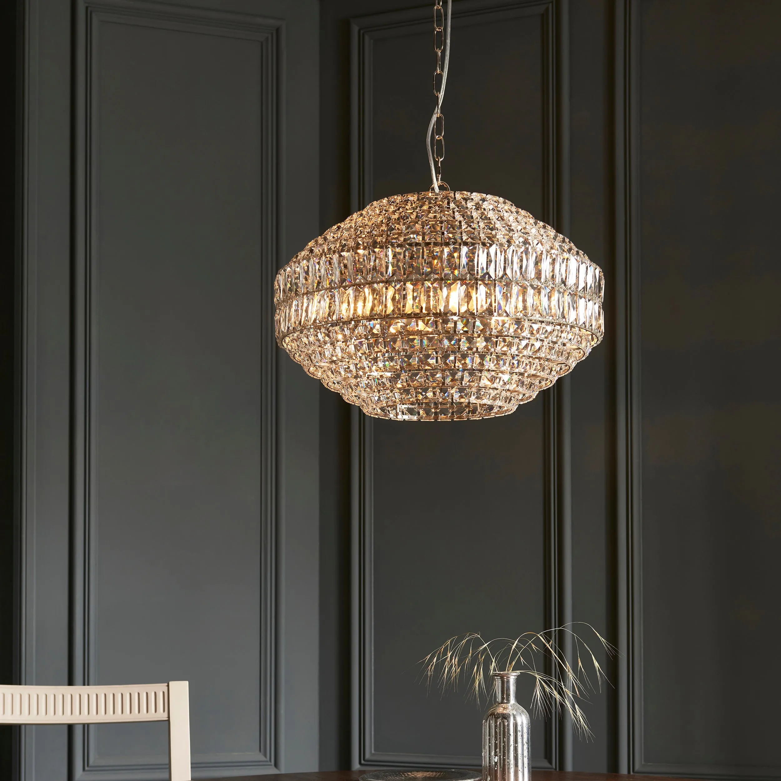 Amos Georgina 5 Light Crystal Chandelier