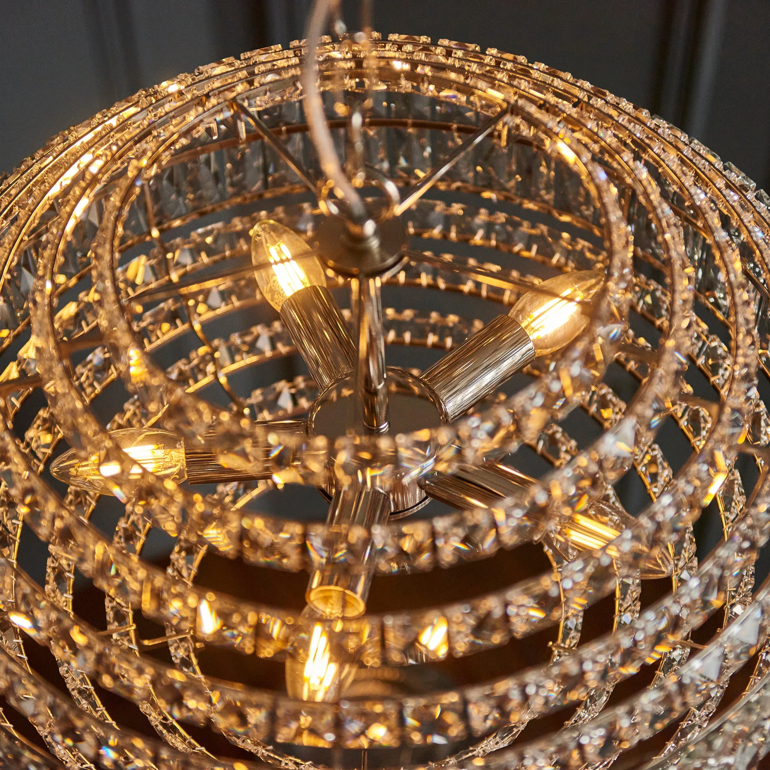 Amos Georgina 5 Light Crystal Chandelier