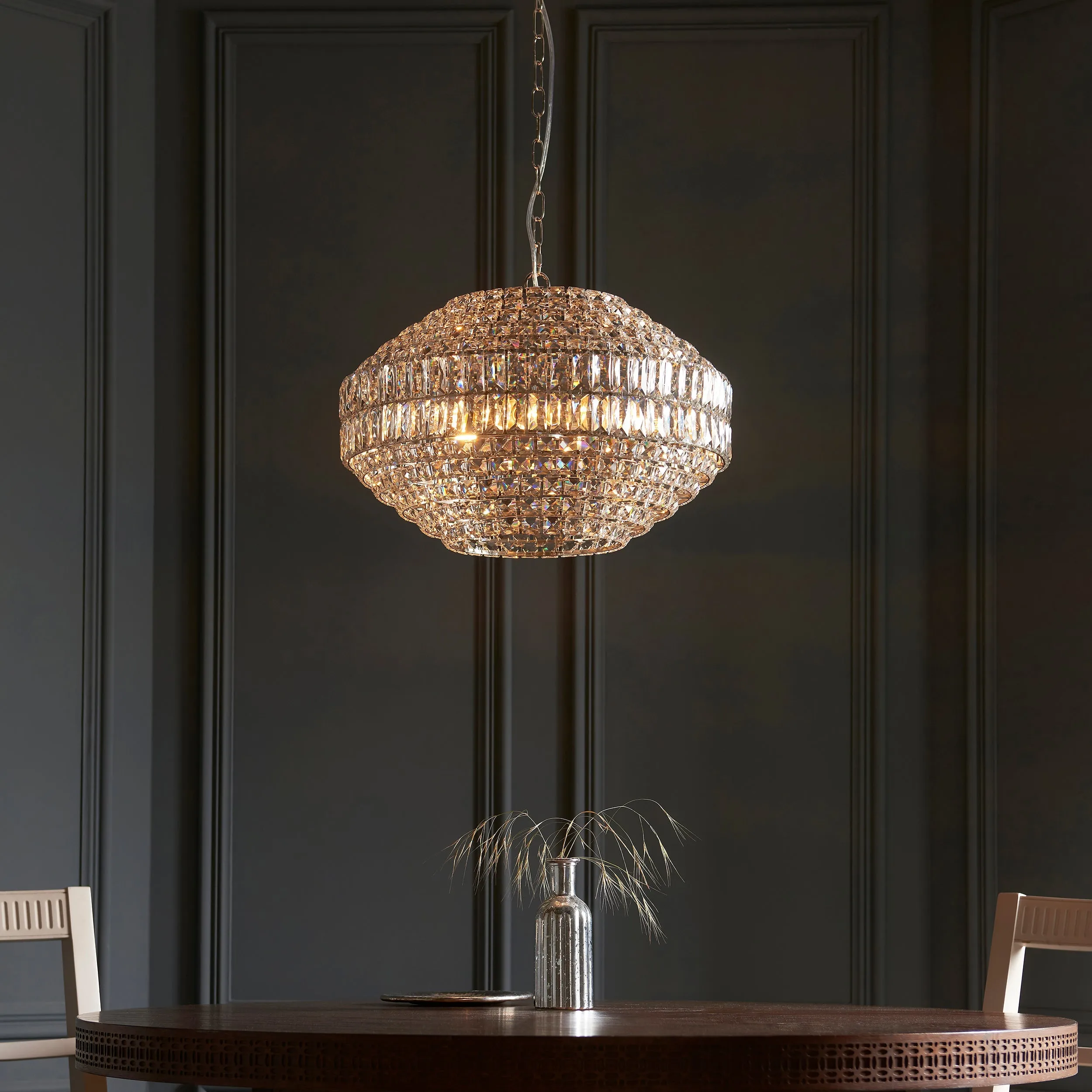 Amos Georgina 5 Light Crystal Chandelier