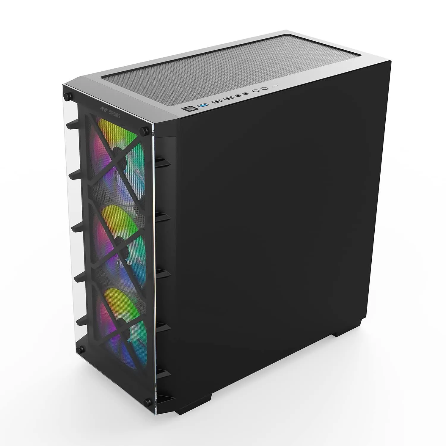 ANT ESPORTS ICE 5000 RGB MID-TOWER E-ATX CABINET BLACK