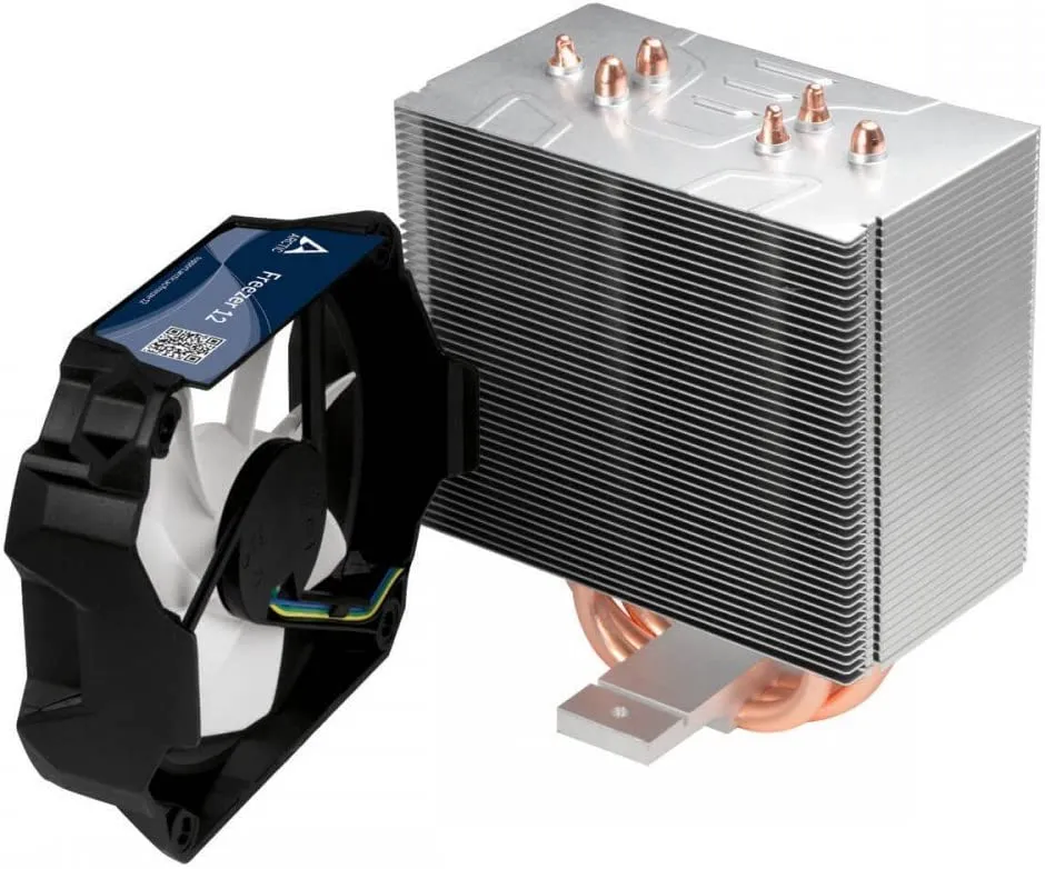 Arctic Freezer 12 Compact Semi Passive Heatsink & Fan, Intel & AM4 Sockets, Fluid Dynamic Bearing