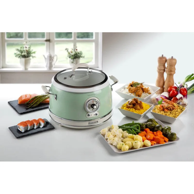 Ariete, 2904/04 Vintage Line Rice Cooker 3.5 L Non Stick, Green