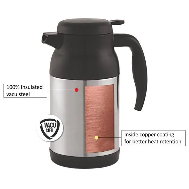 Armour Double Walled Vacuum Insulated Carafe, 1200ml