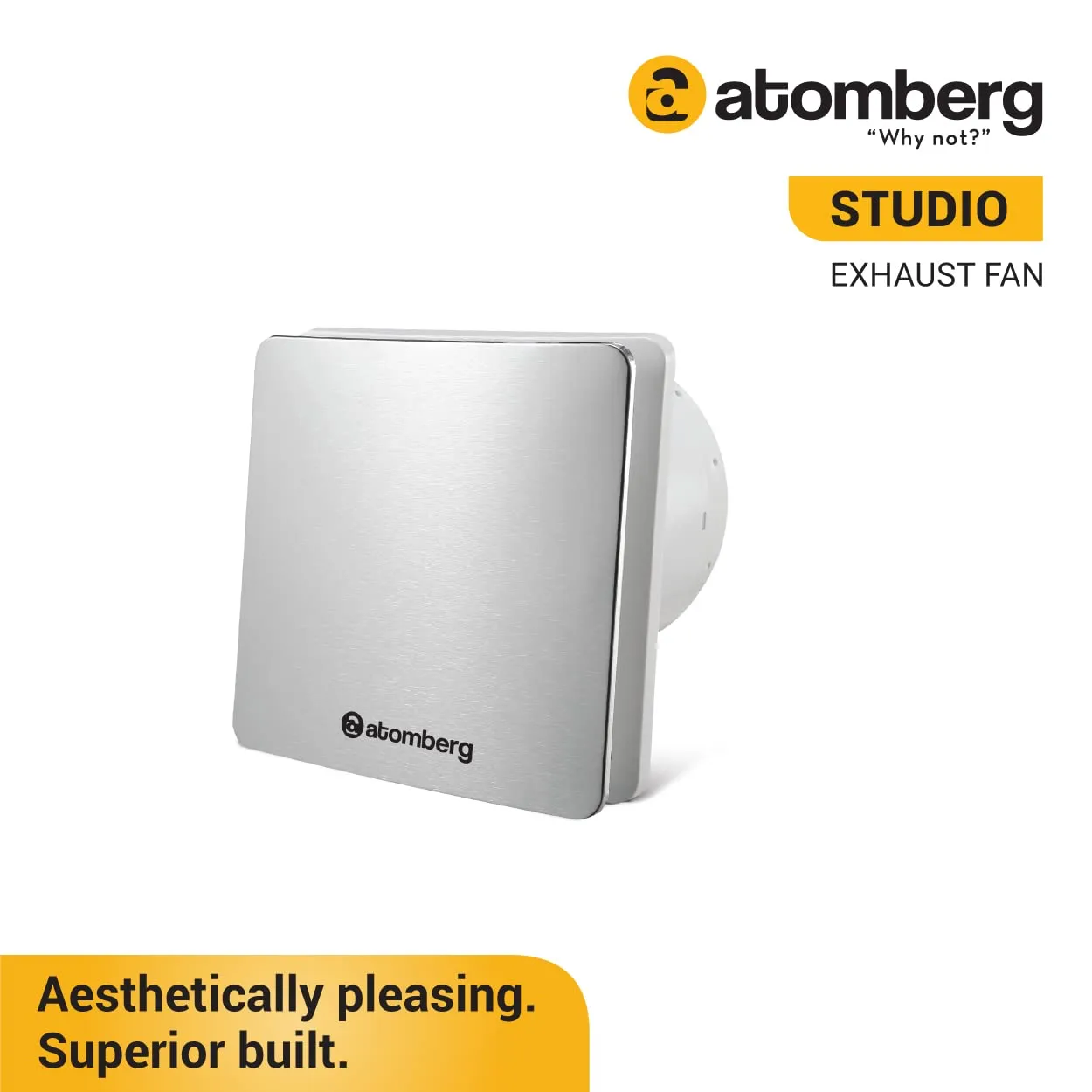 atomberg Studio Exhaust Fan (150mm) with BLDC Motor | Easy to Clean | 1 1 Year Warranty