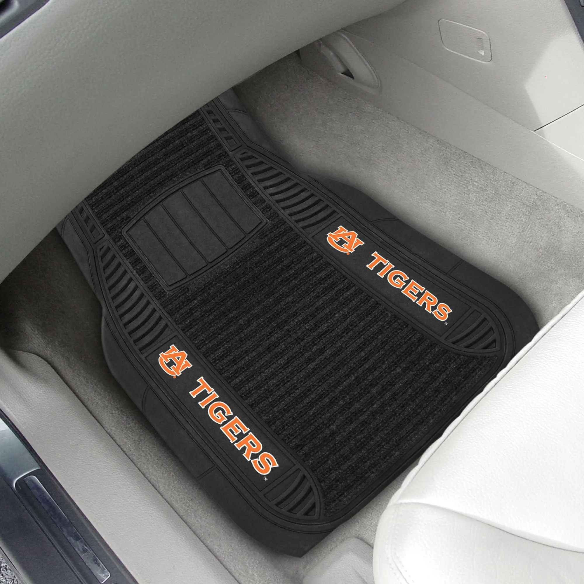 Auburn Tigers 2 Piece Deluxe Car Mat Set