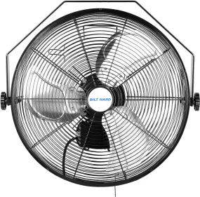 BILT HARD 20 in. 5400 CFM Outdoor Wall Mount Fan, 3-Speed Waterproof Wall Fan Industrial Grade High Velocity Outdoor Fans for Patio, Commercial, Garage, and Gazebo Use, UL Listed