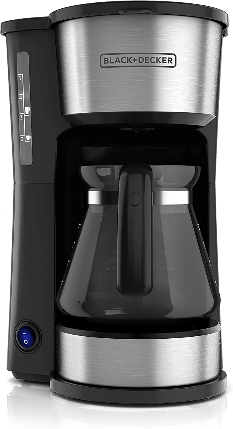 Black Decker CMO755S 5-Cup Coffee Maker, 220 Volts, Not for USA