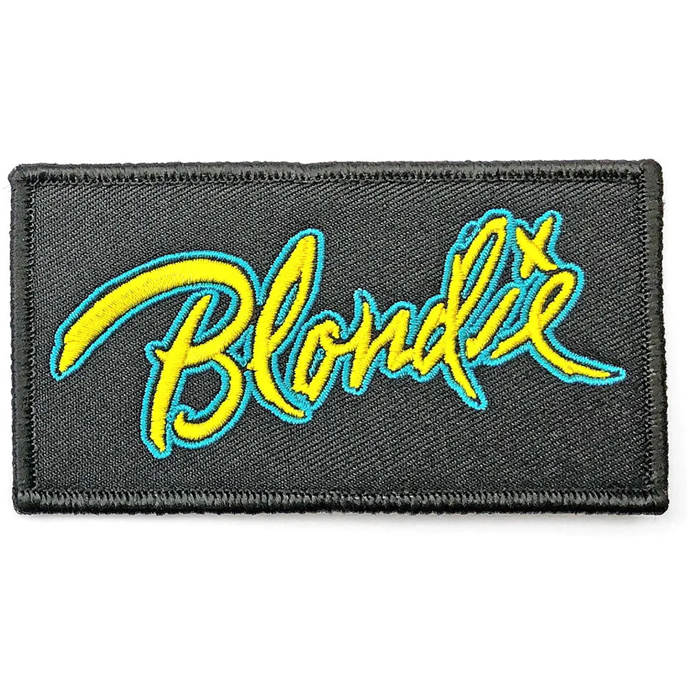 Blondie Mini Woven Patch: Blondie Logo