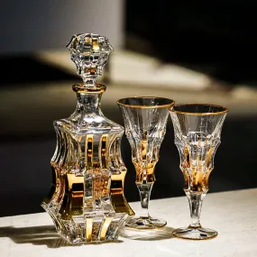 Bohemia Royal Crystal Wine Decanter Set