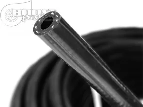 BOOST products Silicone Vacuum Hose Reinforced 10mm (3/8") ID, Black, 1m (3ft) Roll