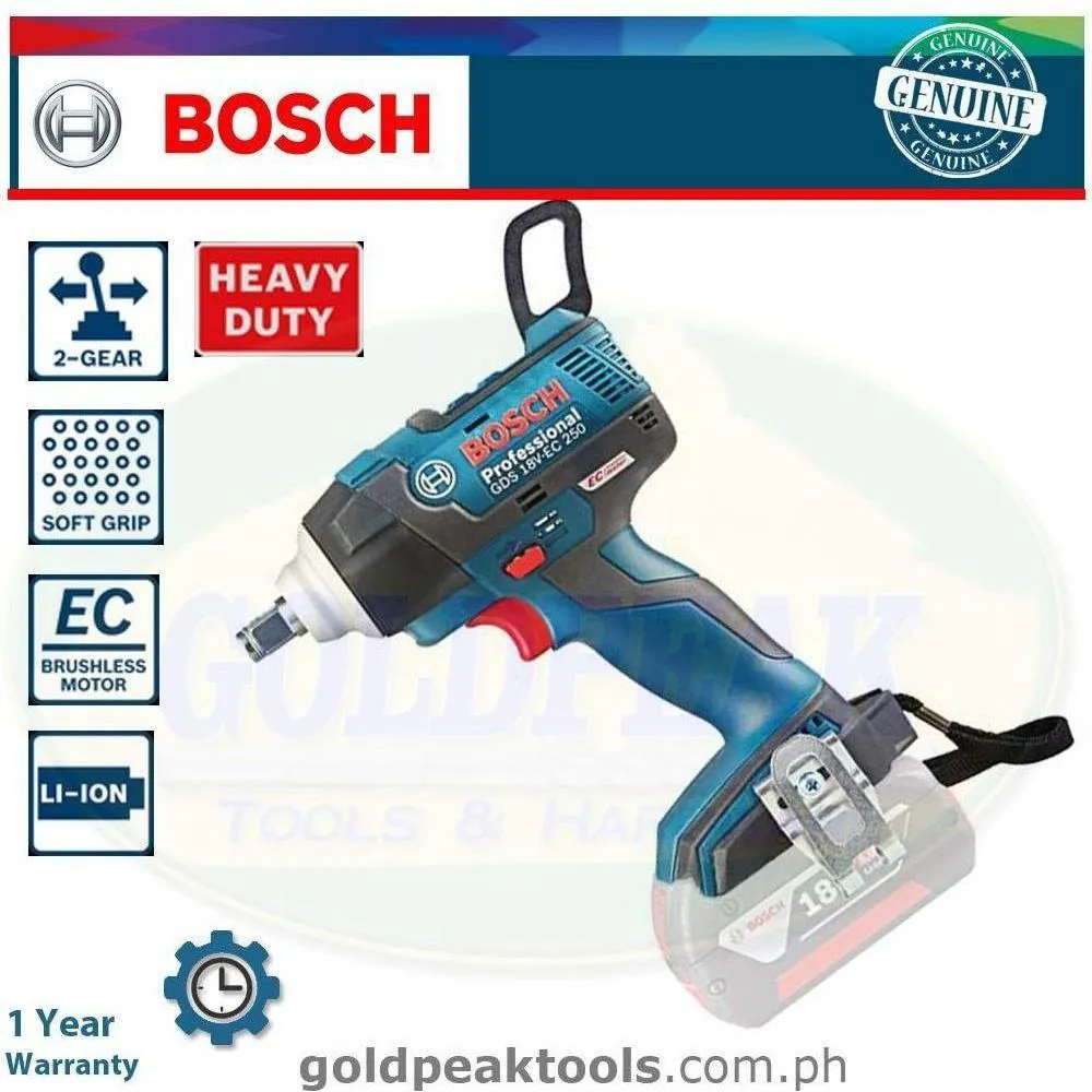 Bosch GDS 18V EC 250 Cordless Impact Wrench 18V (Bare)