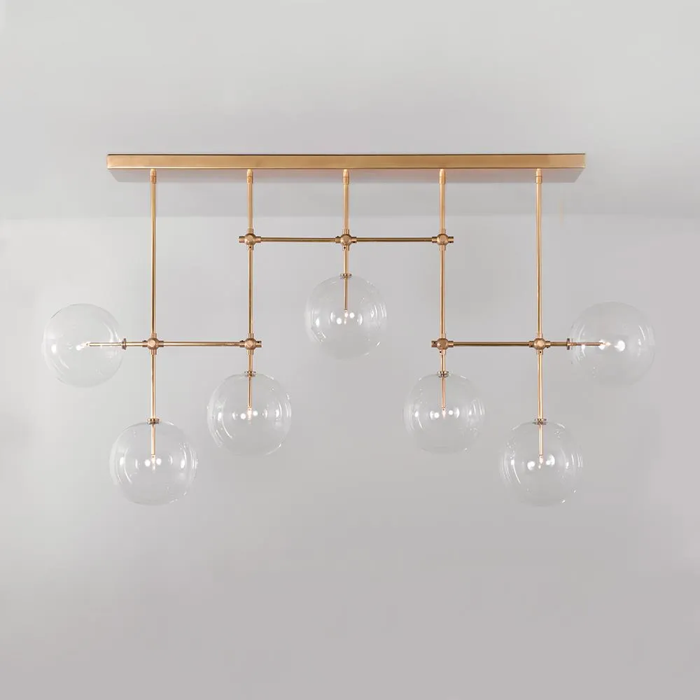 Brass Soap Chandelier