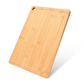 Brisket Cutting Board - Heavy Duty Wooden Bamboo Cutting Board With Solid