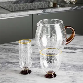 Bubbles Drinking Set - Murano blown glass