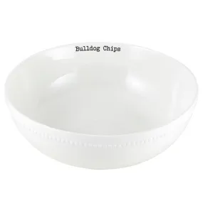 Bulldog Ceramic Chip Bowl