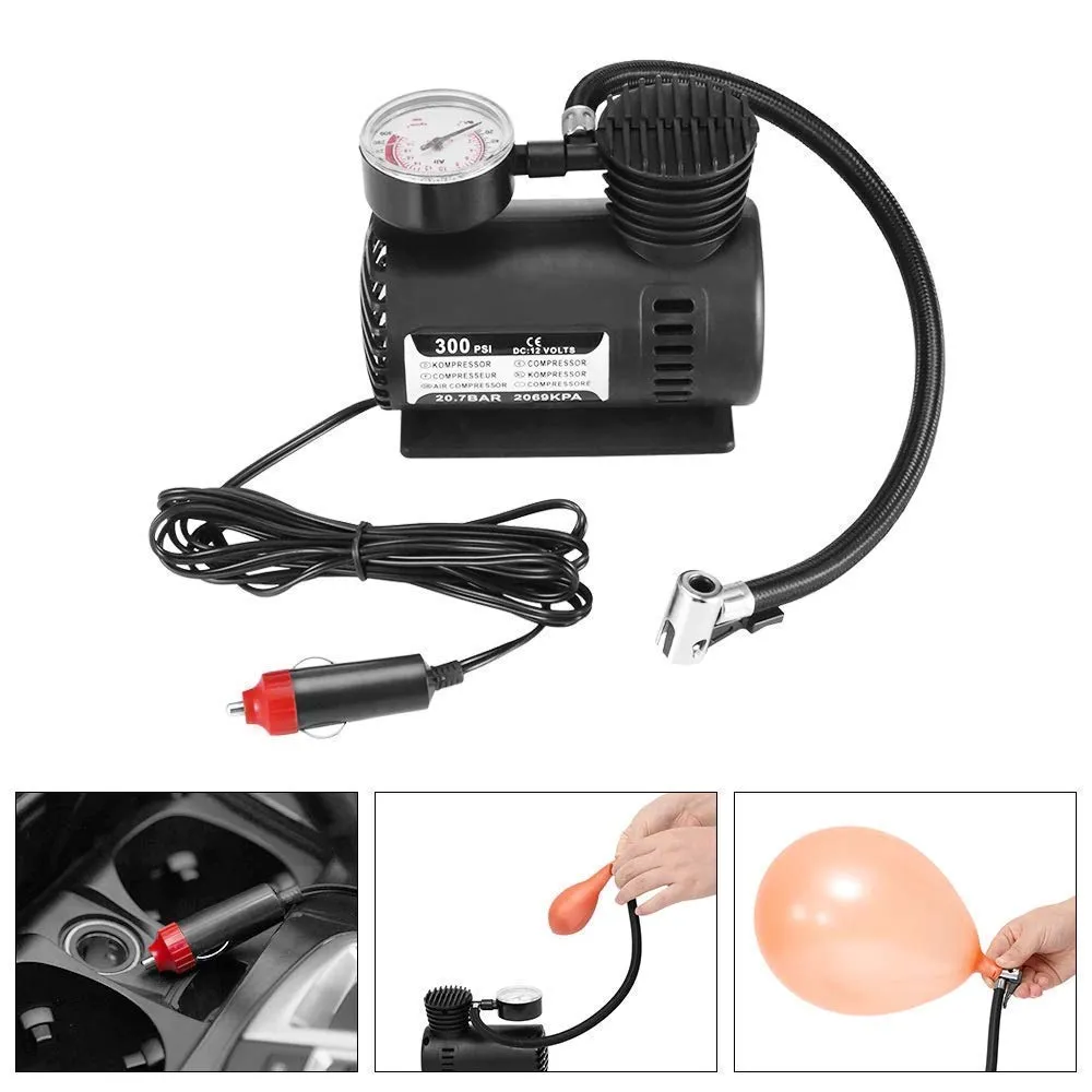 Car Care Combo - Air Compressor   Water Gun   Car Vacuum Cleaner   Micro Fiber Glove