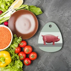 CG Pig Sublimation Glass Cutting Board