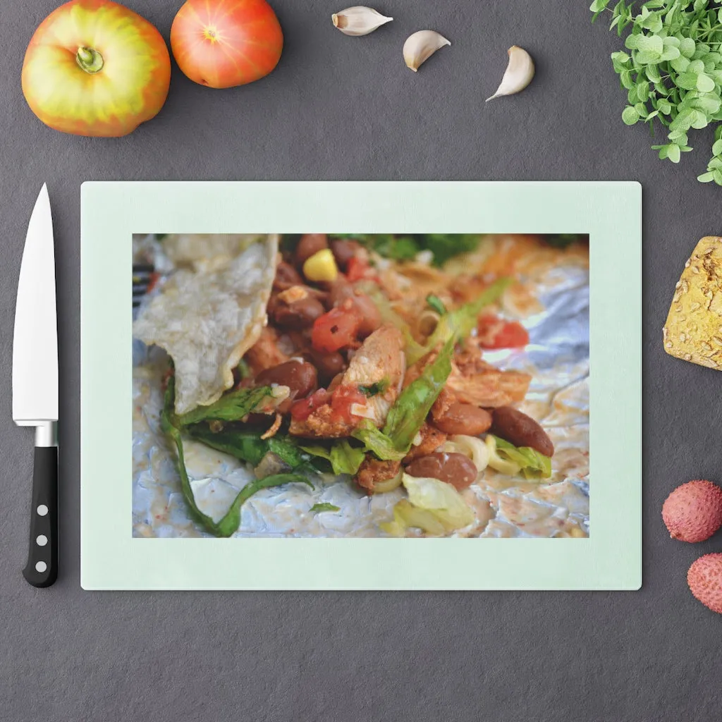 Chicken Burrito Cutting Board