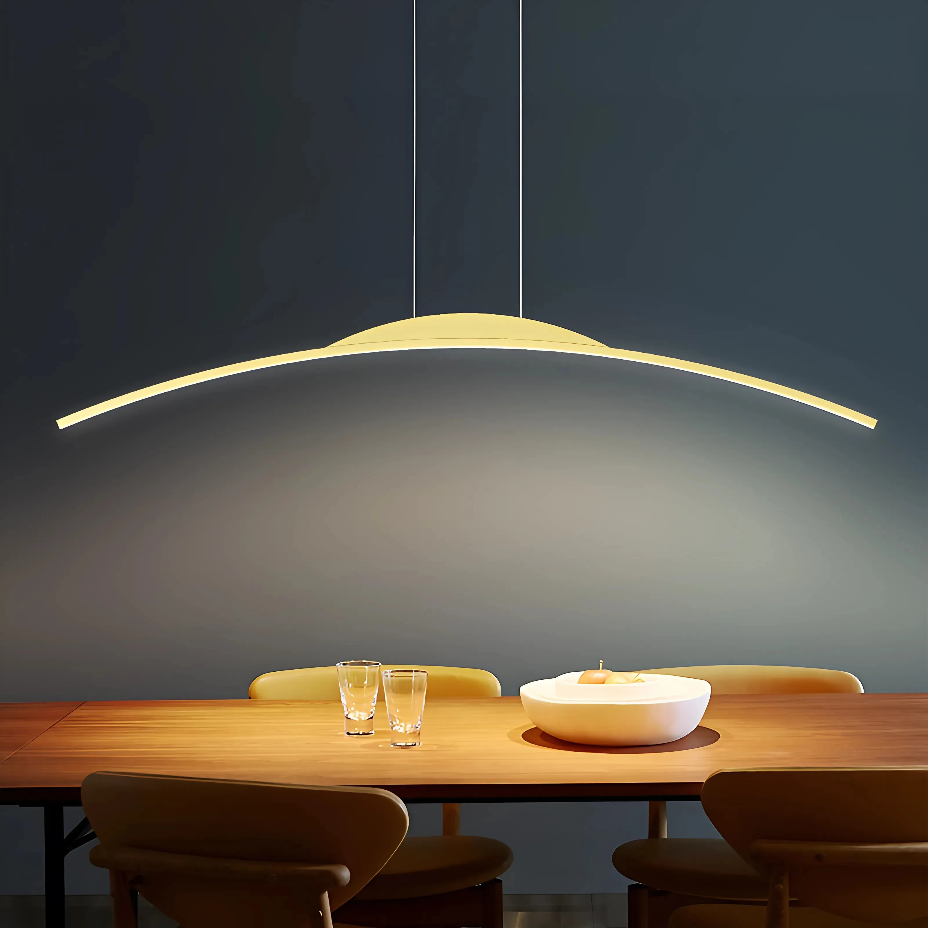 Chur | Black Chandelier in Minimalistic Style