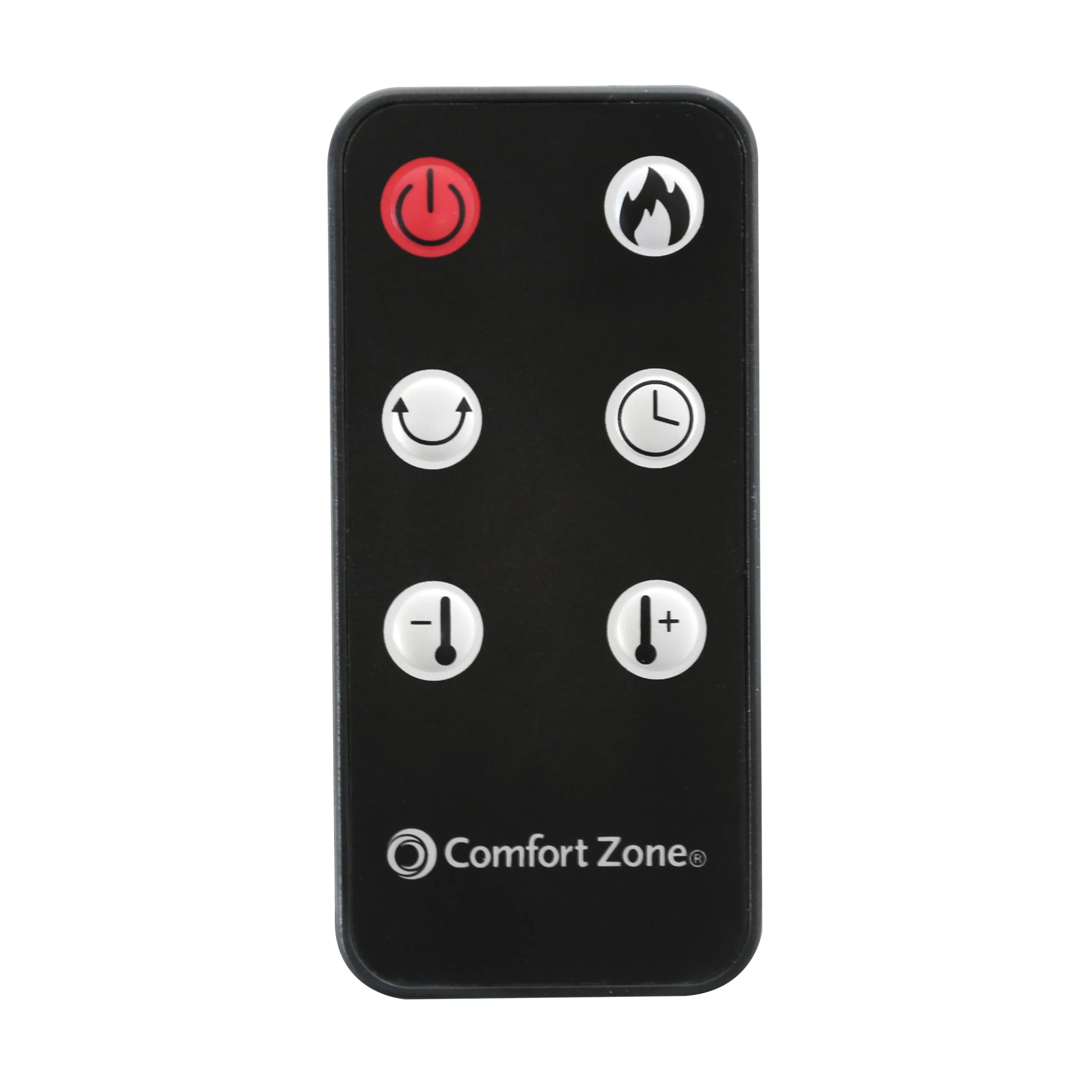 Comfort Zone Oscillating Digital Tower Heater with Remote Control in Black