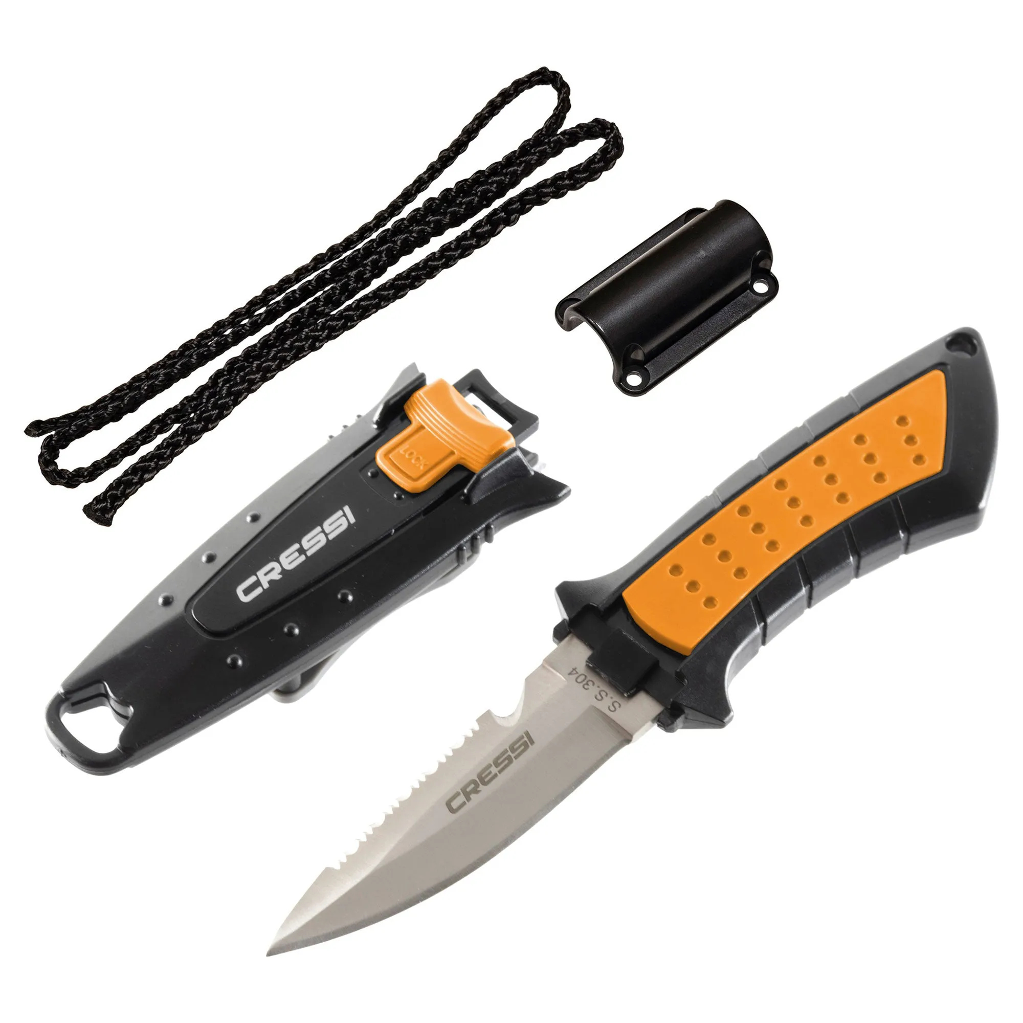 Cressi Lima Stainless Steel Scuba Dive Knife