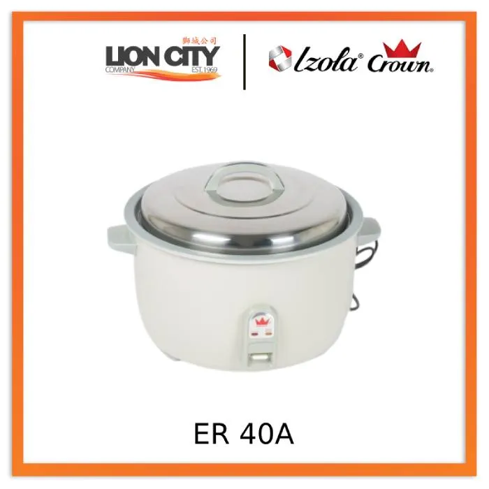 Crown ER 40A 8 Litre Electric Rice Cooker