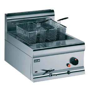 F893 Lincat Single Tank Twin Basket Countertop Natural/LPG Shallow Fryer DF4