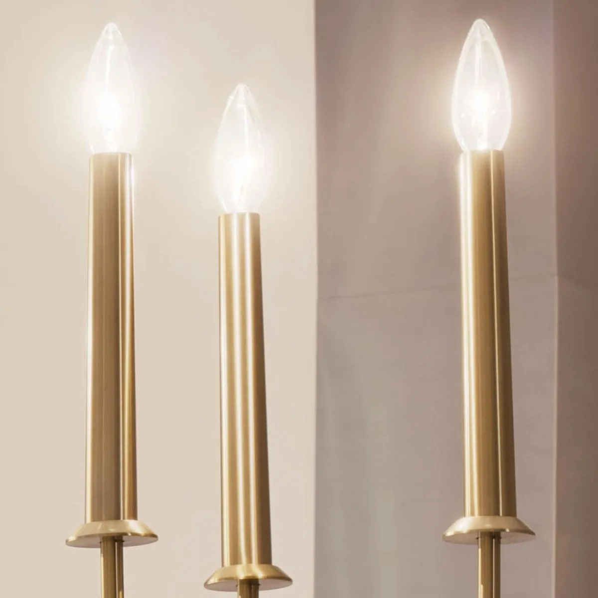 Florence 40 in. 6 Lights Chandelier Brushed Brass finish