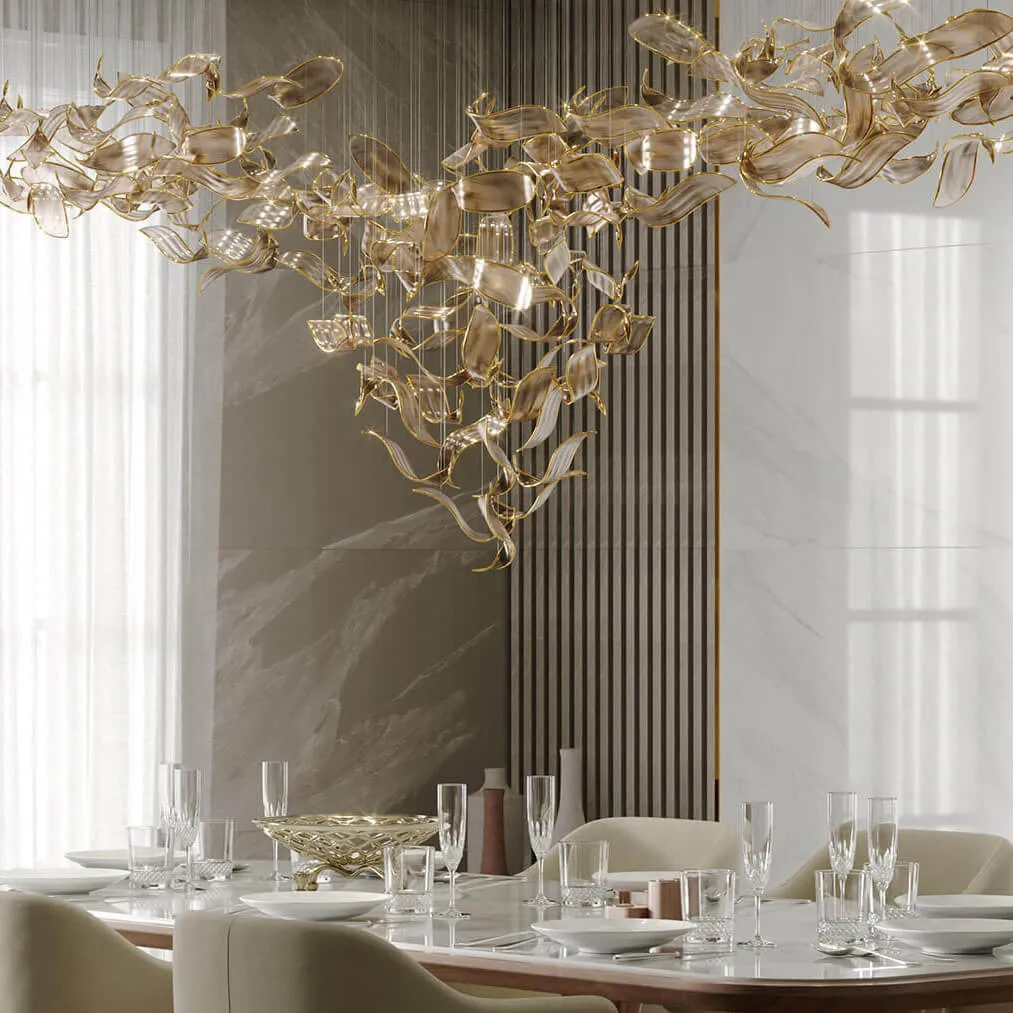 Fluttering Leaves Chandelier