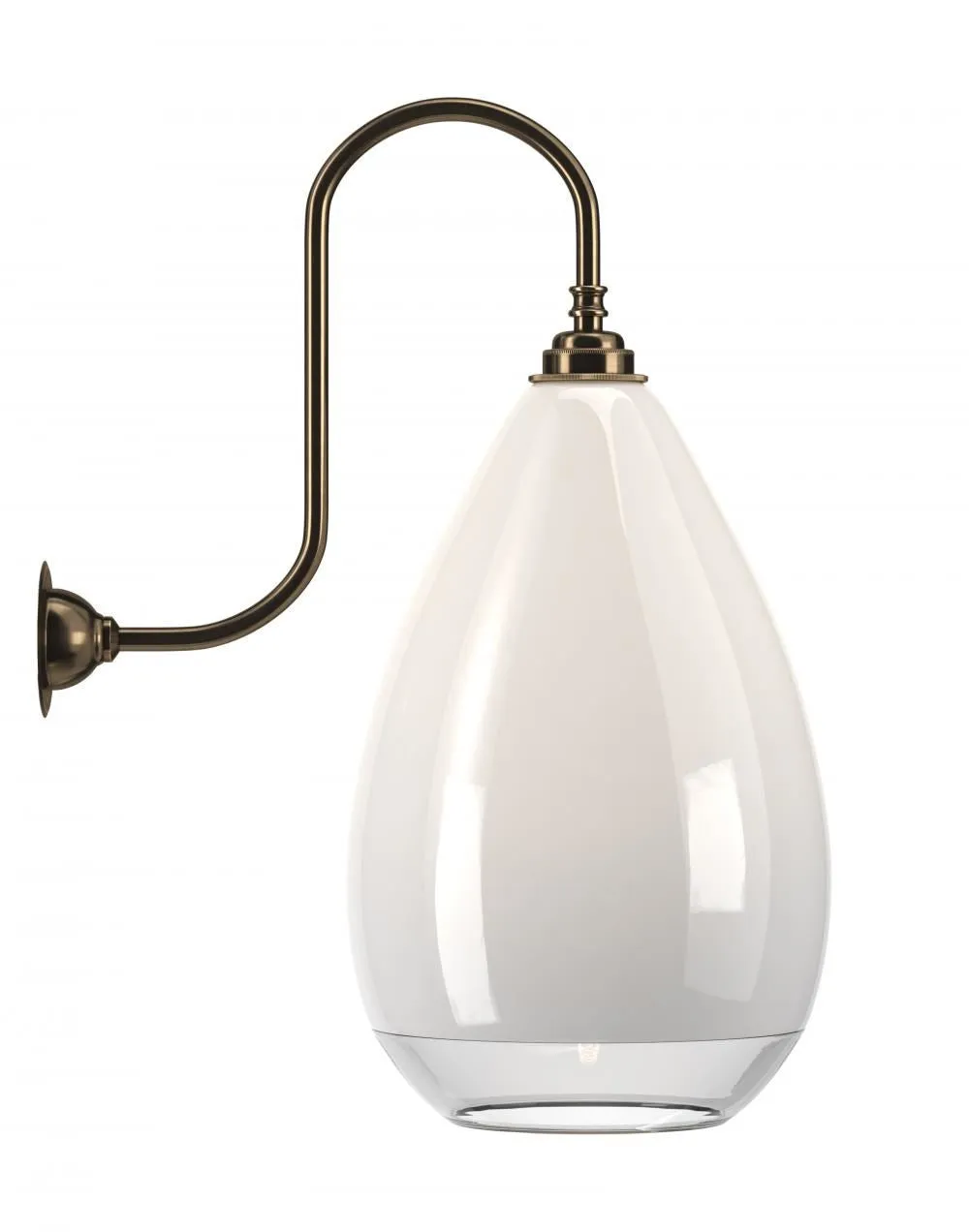 Fritz Fryer Wellington Swan Neck Wall Light