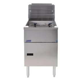 FS127-P Pitco Twin Basket Single Tank Solstice LPG Gas Fryer SG18S