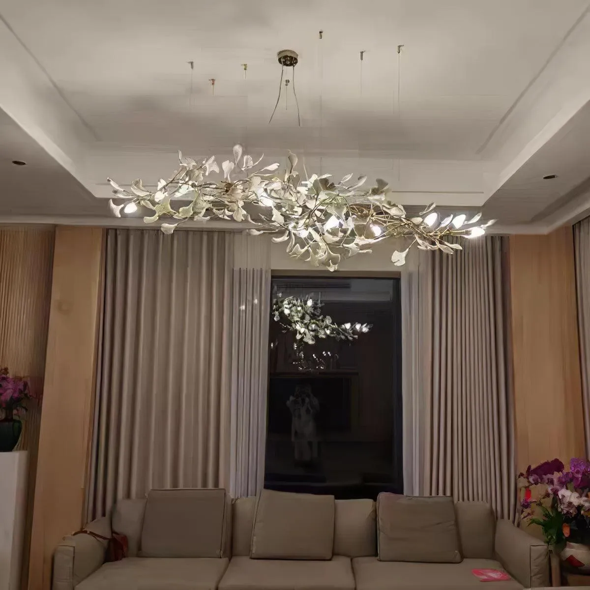 Gingko Chandelier B Style