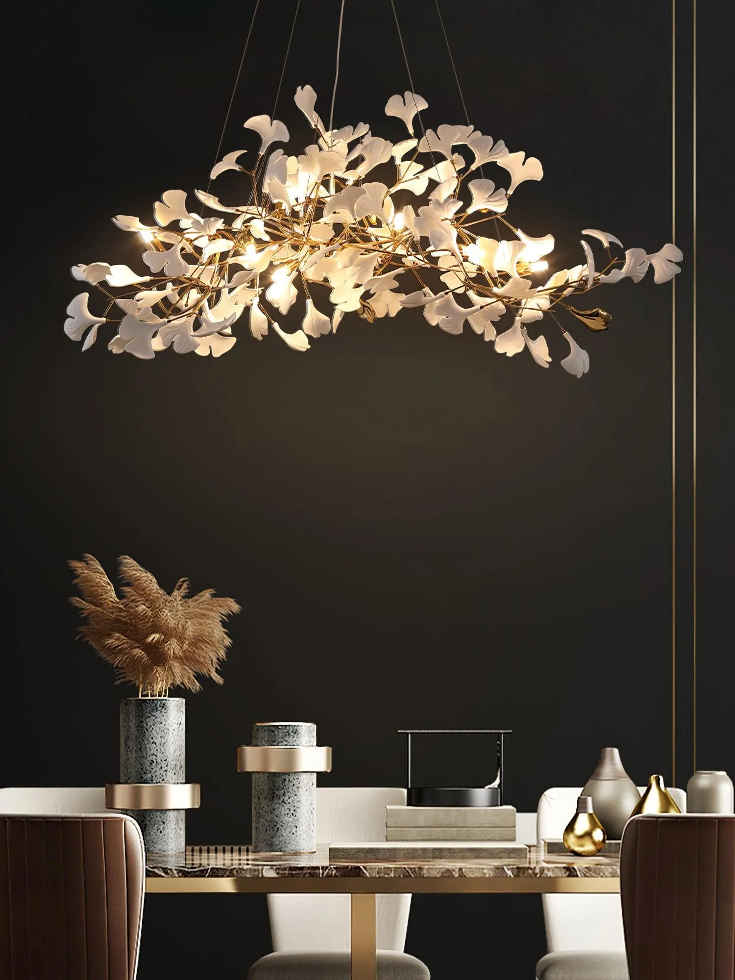 Gingko Chandelier B Style