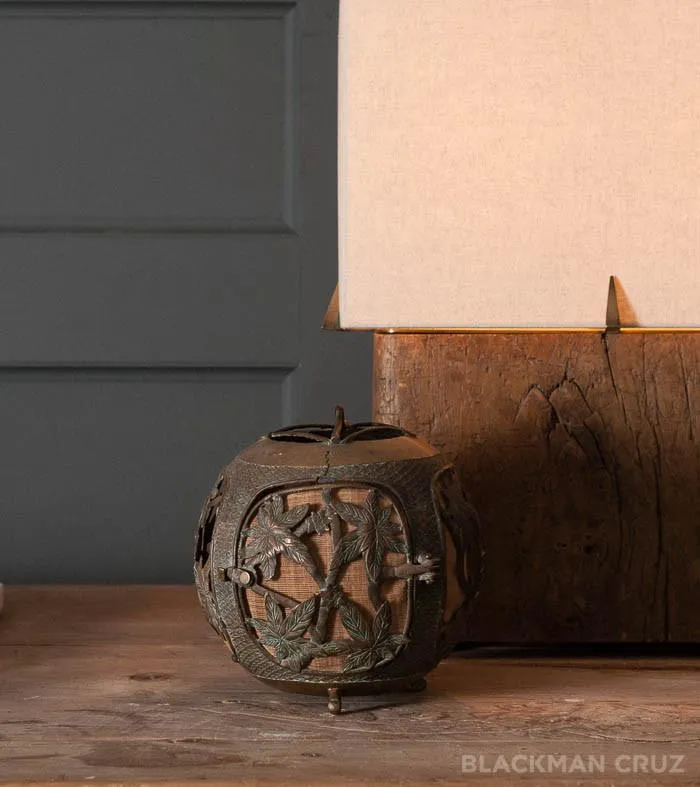 Hanging Lantern with Mesh Interior