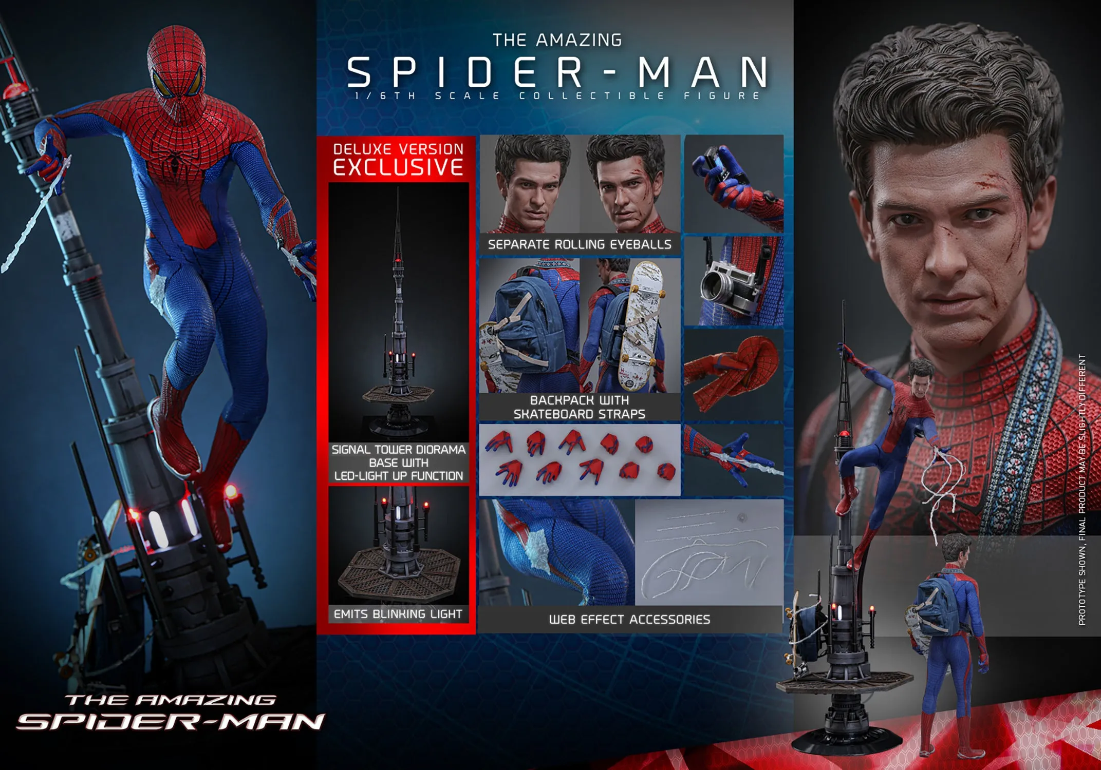 Hot Toys The Amazing Spider-Man (Deluxe) *Pre-Order