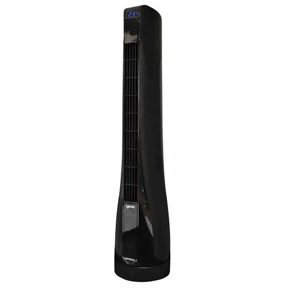 Igenix DF0037BL 35" Digital Tower Fan with Remote Control Black