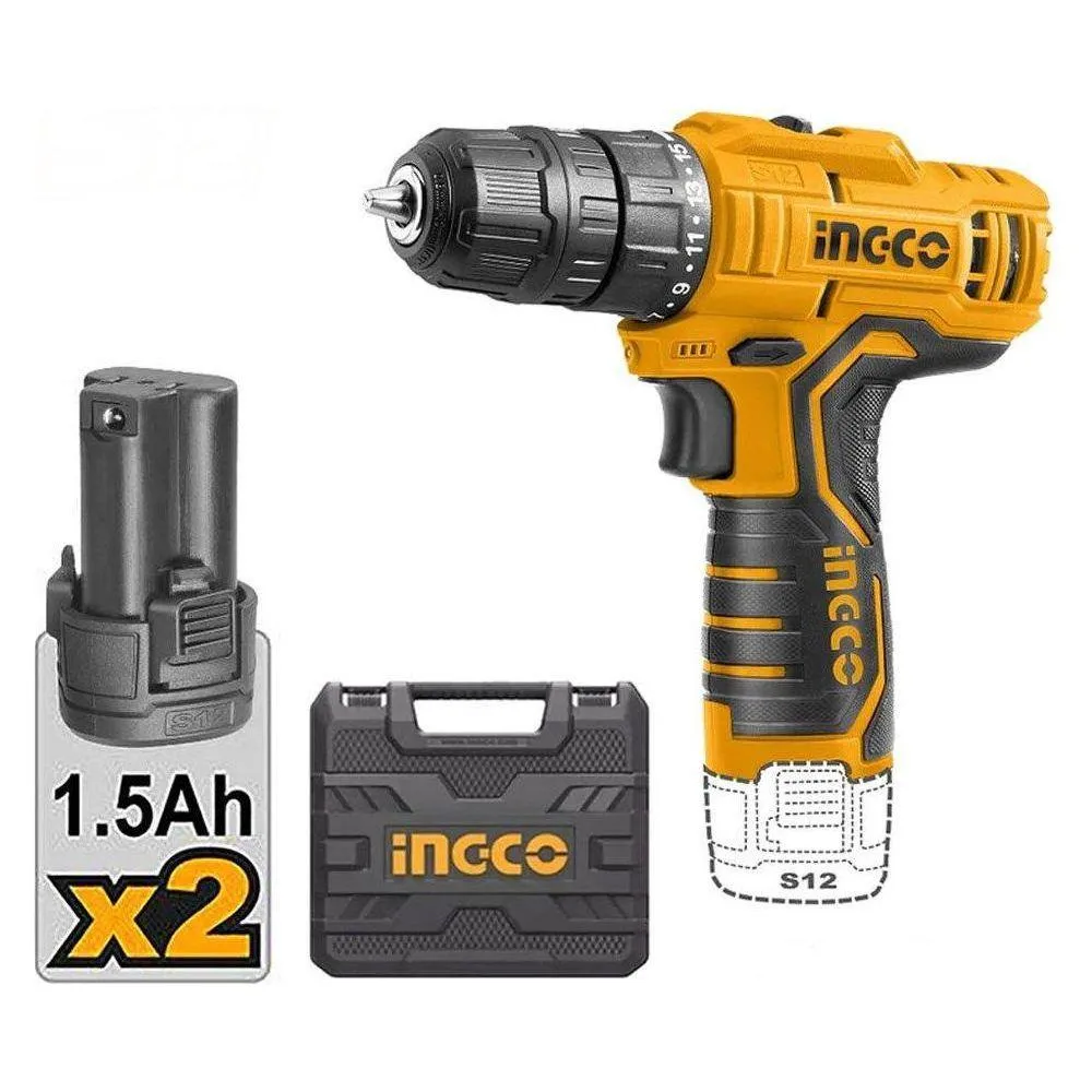 Ingco CDLI12328 Li-Ion Cordless Drill 12V