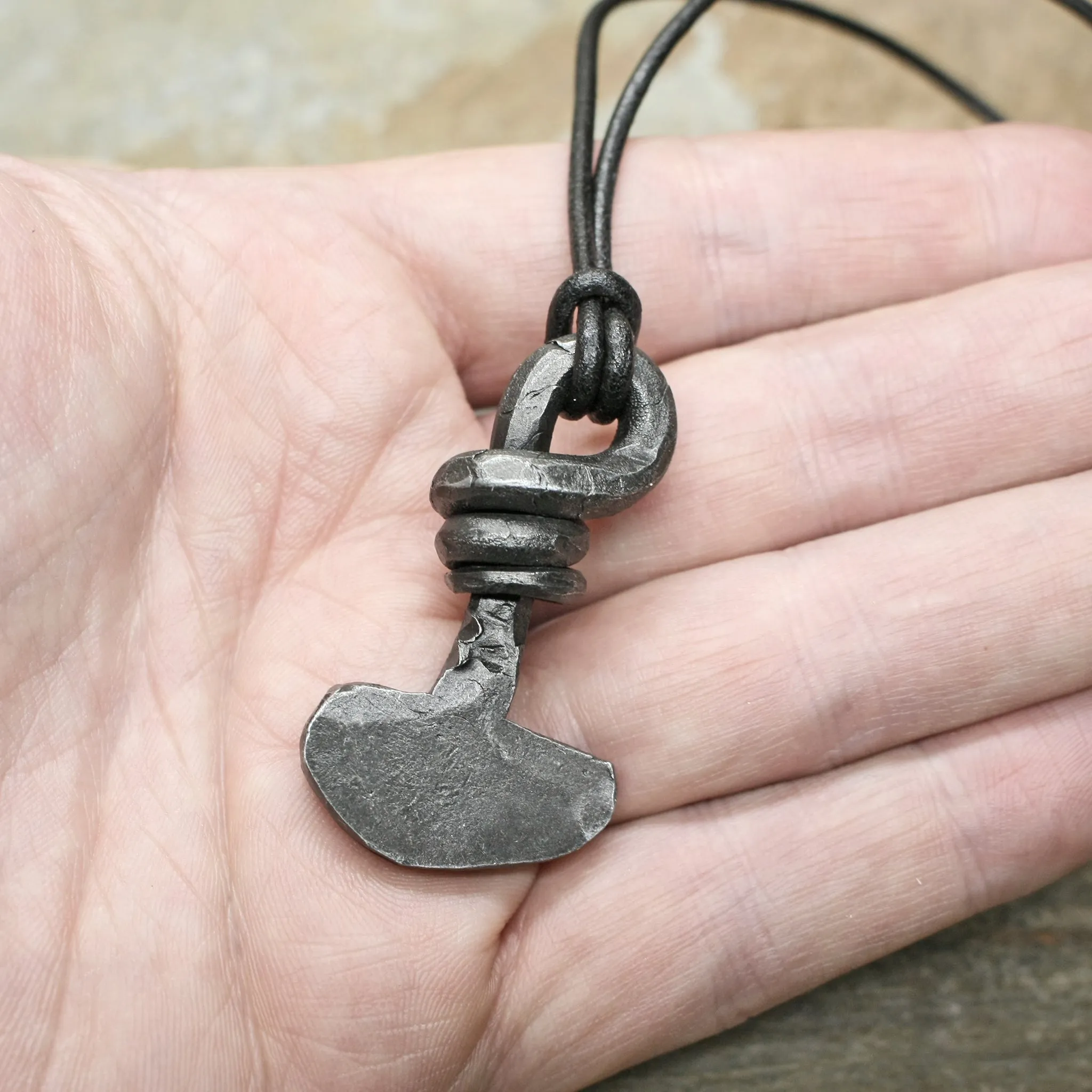 Iron Viking Thors Hammer Pendant From Birka