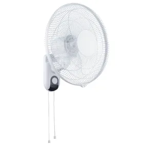 Ivan 40cm Wall Fan with Pull Cords